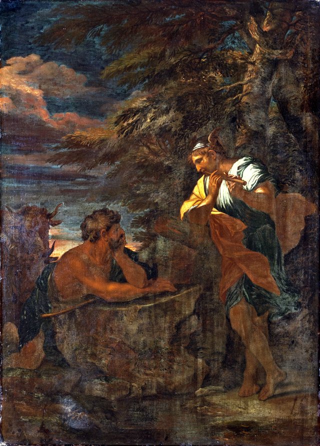 Mercury and Argus by Salvator Rosa
