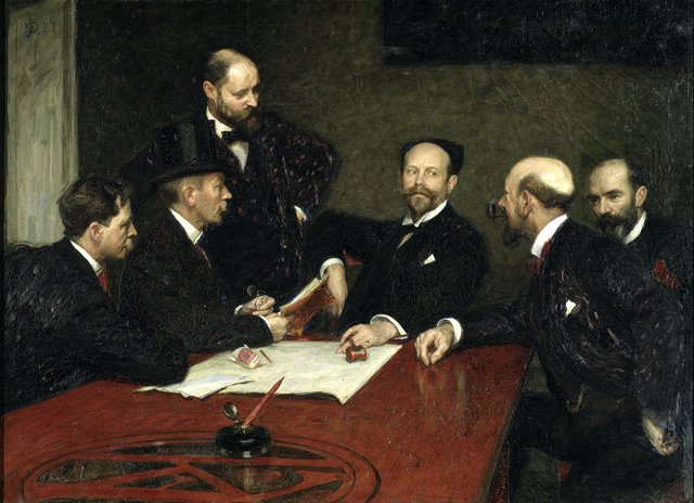 The Council of the Society of Artists by Richard Bergh