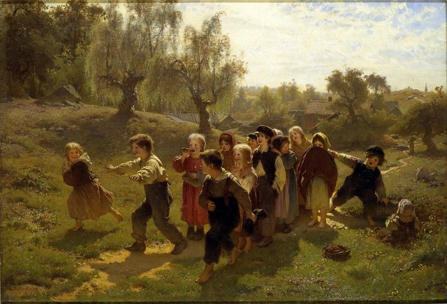 The Game by August Malmström
