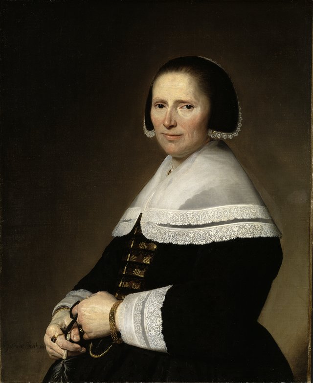 Portrait of a woman by Johannes Cornelisz Verspronck
