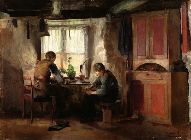 A Country Cobbler by Harriet Backer