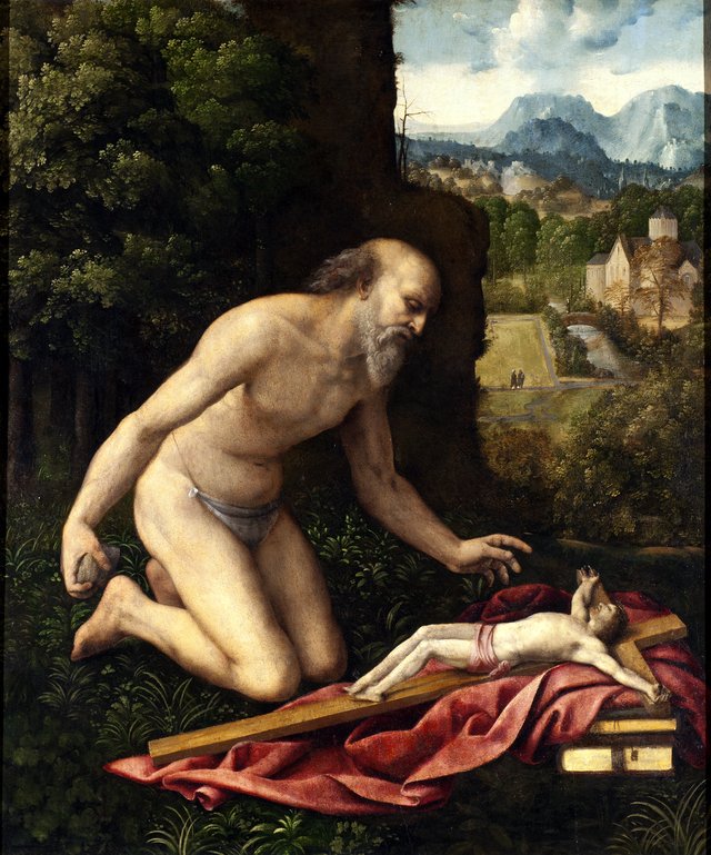 St Jerome by Cesare da Sesto