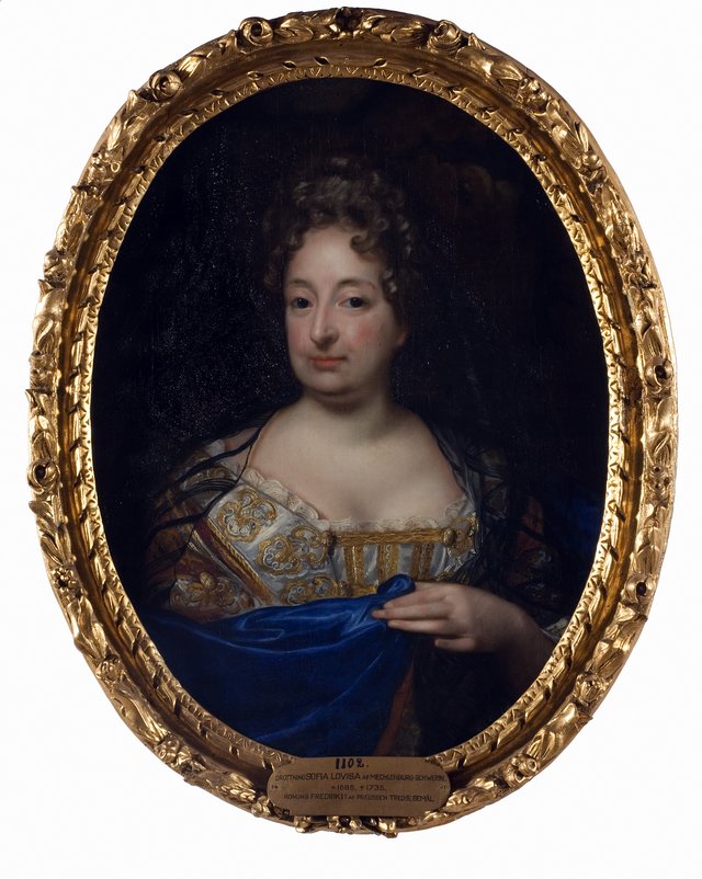 Portrait of Sofia Charlotta, 1668-1705 by David von Krafft