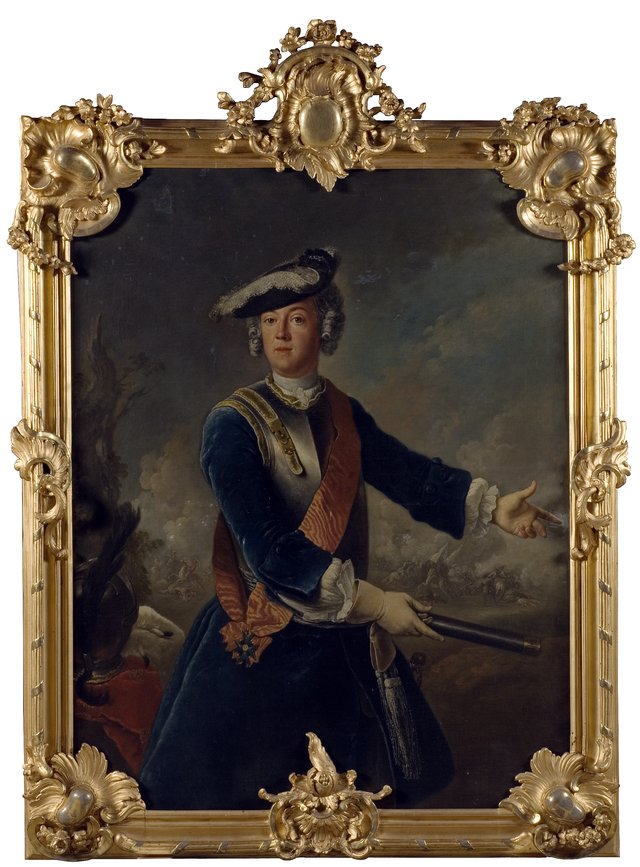 Portrait of August Vilhelm, 1722-1758 by Antoine Pesne