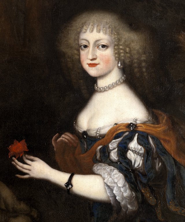 Fredrika Amalia, 1649-1704, prinsessa av Danmark, hertiginna av Holstein-Gottorp by Jürgen Ovens