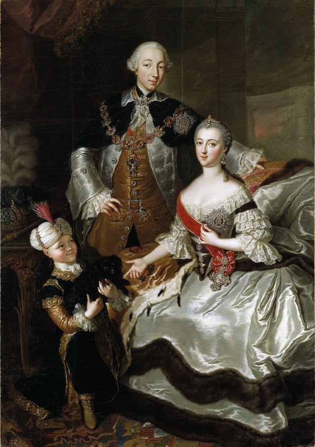 Peter III and Catherine II of Russia by Anna Rosina de Gasc