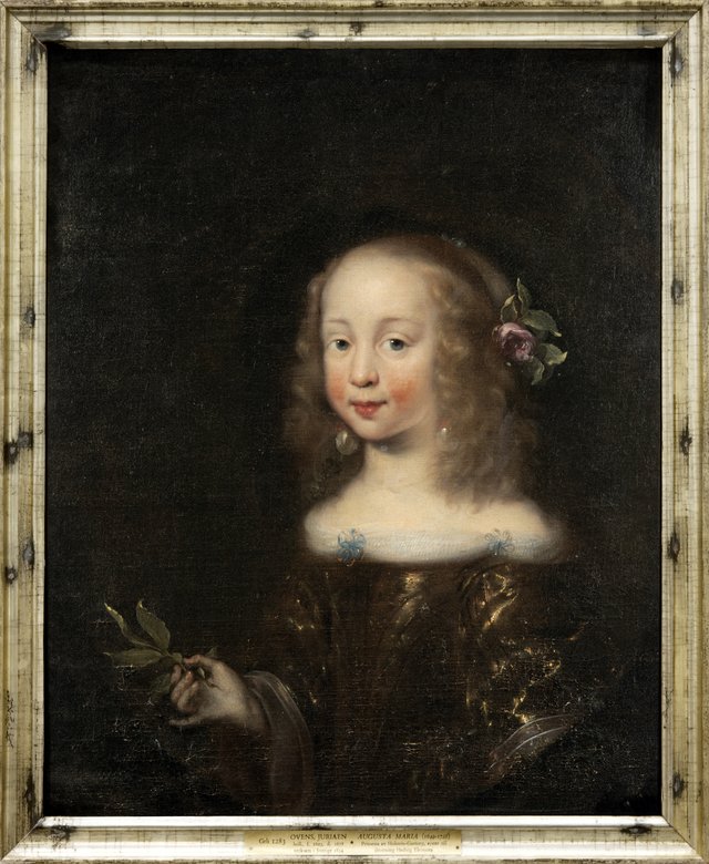 Augusta Maria, 1649-1728, prinsessa av Holstein-Gottorp by Jürgen Ovens