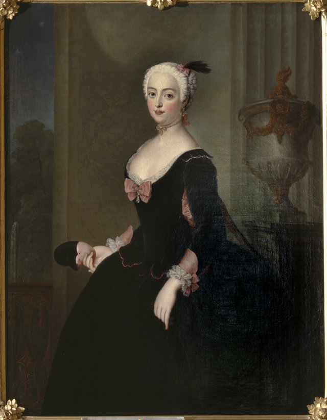 Anna Elisabeth von der Schulenburg, 1720-1741, g. Von Arnim-Boytzenburg, countess, Prussian lady-in-waiting by Antoine Pesne