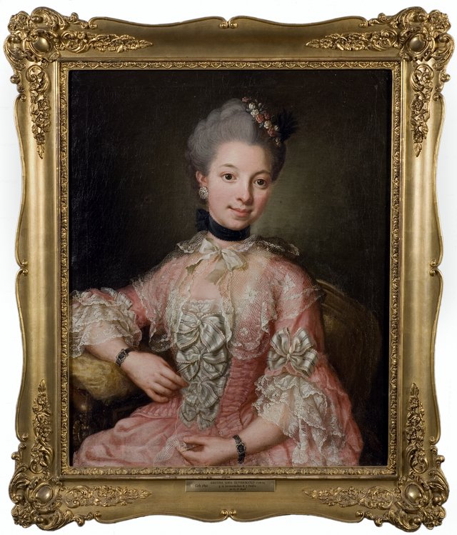 Kristina Sofia Silfversköld, (1726-1779) by Ulrika Pasch