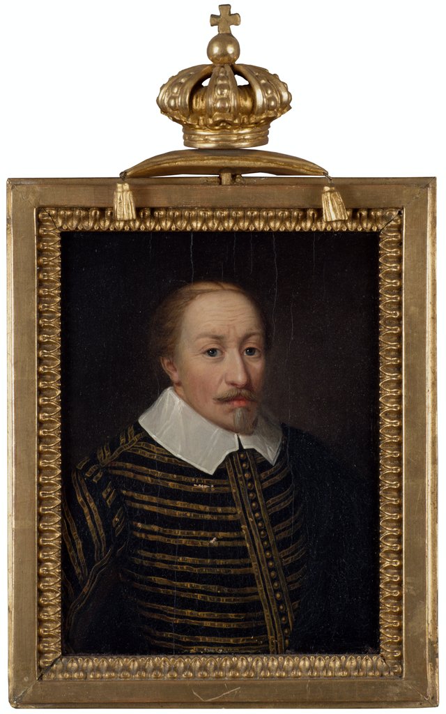 Karl IX (1550-1611), king of Sweden, married to 1. Maria of Pfaltz, 2. Kristina of Holstein-Gottorp by Ulrika Pasch