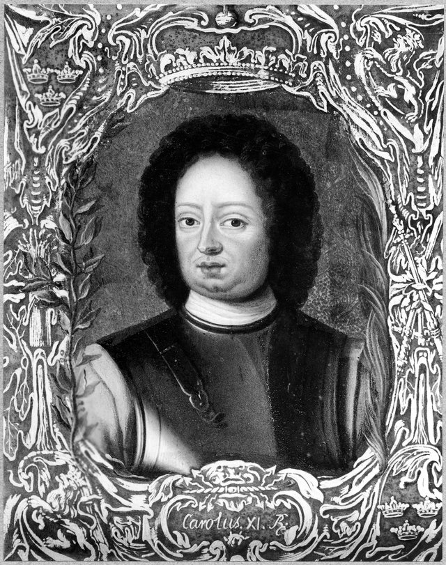 Karl XI (1655-1697), count palatine of Zweibrücken, king of Sweden, married to Ulrika Eleonora t.E. of Denmark by Ulrika Pasch