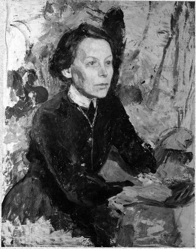 Carin Wästberg.  Study by Hanna Hirsch-Pauli