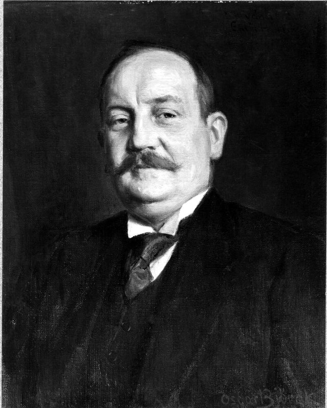 Emil Hultmark (1872-1943), art historian, art collector, married to Astrid Selma Christina Talén by Oscar Björck