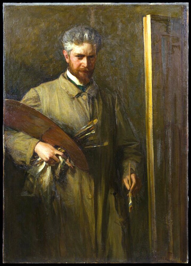 Self-portrait by Oscar Björck