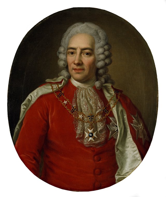 Nils Esbjörnsson Reuterholm, 1676-1756, gift med Hedvig Sofia von Leopold by Ulrika Pasch