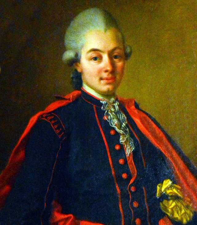 Axel Kristian Reuterholm (1753-1811), baron, president, married to Lovisa Charlotta Malm by Ulrika Pasch