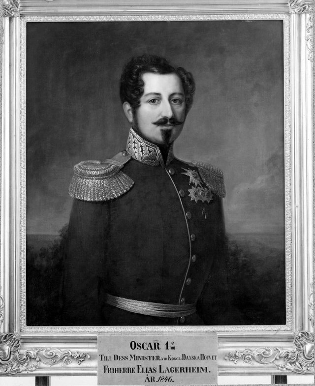 Oskar I (1799-1859), king of Sweden and Norway, married to Josefina of Leuchtenberg by Sofia Adlersparre