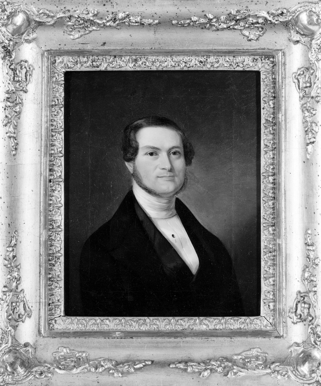 Axel Georg Bennet, 1803-1869, kammarskrivare by Nils Blommér