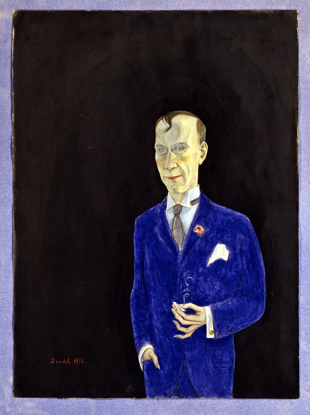 David Sprengel, 1880-1941, skribent, kritiker by Nils von Dardel