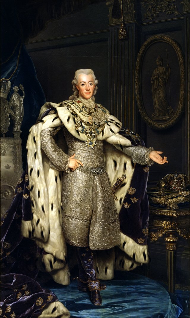 Gustav III, 1746-1792, konung av Sverige by Alexander Roslin