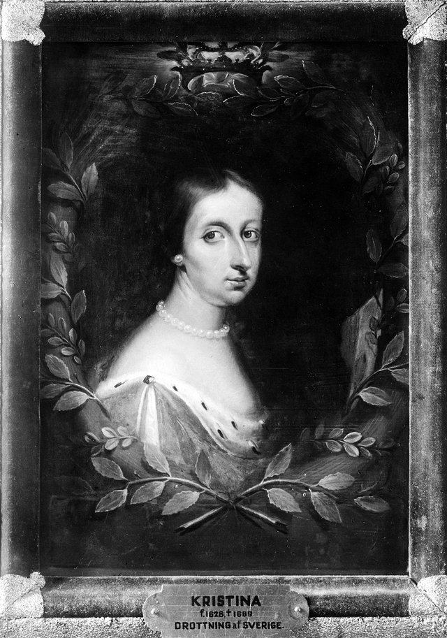 Christina, 1626-1689, Queen of Sweden by Toussaint Gelton