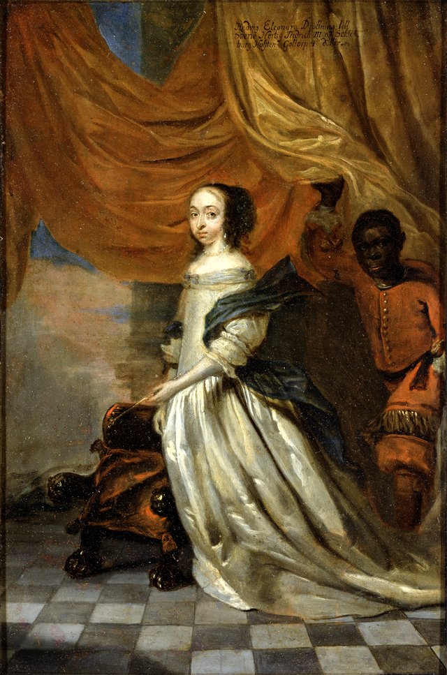 Hedvig Eleonora (1636-1715) Queen of Sweden by Abraham Wuchters