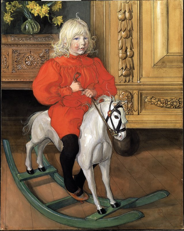 "Murre". Portrait of Casimir Laurin by Carl Larsson
