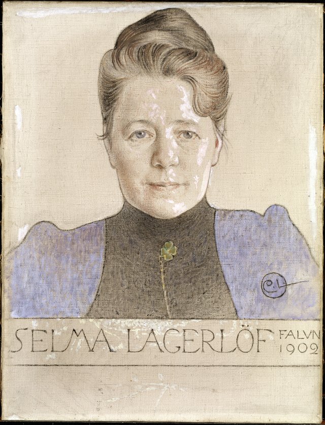 The Author Selma Lagerlöf by Carl Larsson