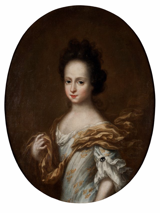Hedvig Sophia of Sweden (1681–1708), Swedish princess and a Duchess Consort of Holstein-Gottorp by David Klöcker Ehrenstrahl