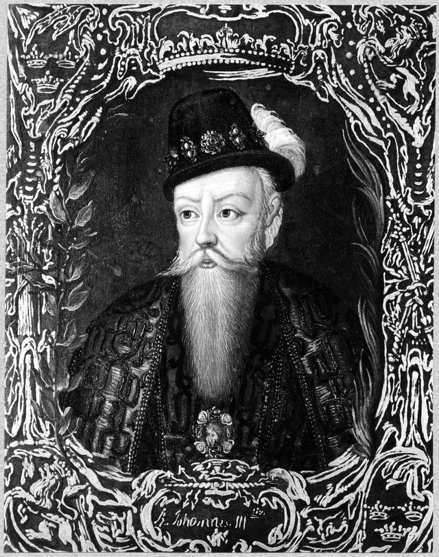 Johan III (1537-1592), king of Sweden, married to 1. Katarina Jagellonica of Poland, 2. Gunilla Bielke by Ulrika Pasch