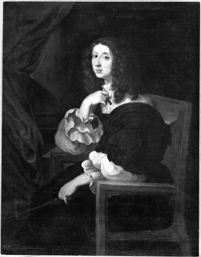 Kristina (1626-1689), queen of Sweden by Sébastien Bourdon