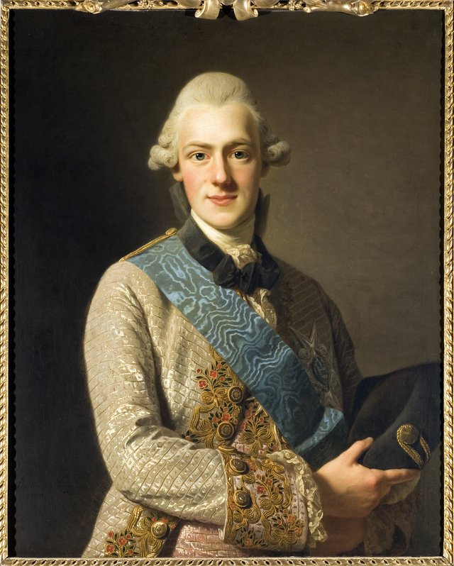 Duke Fredrik Adolf, Gustav III:s Brother by Alexander Roslin