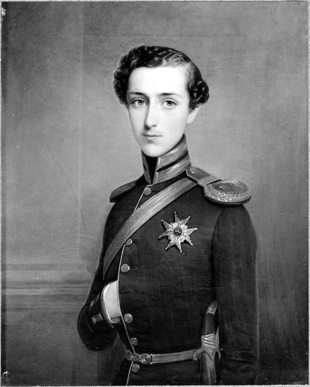 Gustav (1827-1852), hereditary prince, prince of Sweden and Norway, duke of Uppland by Nils Blommér