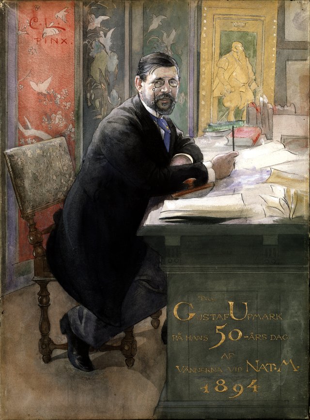 Gustaf Upmark, director of the Nationalmuseum by Carl Larsson