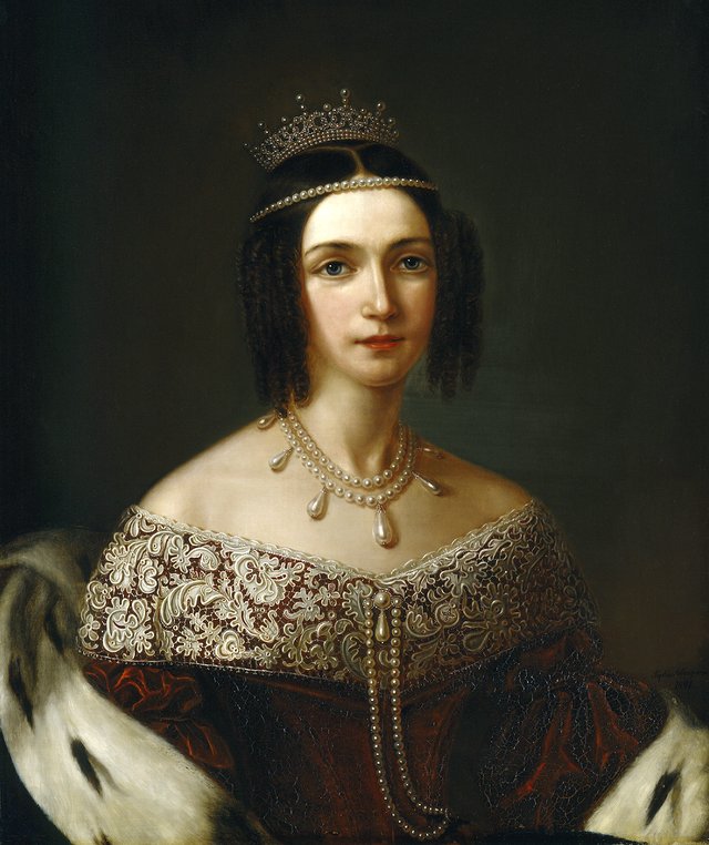 Josefina, 1807-1876, drottning av Sverige och Norge prinsessa av Leuchtenberg by Sofia Adlersparre