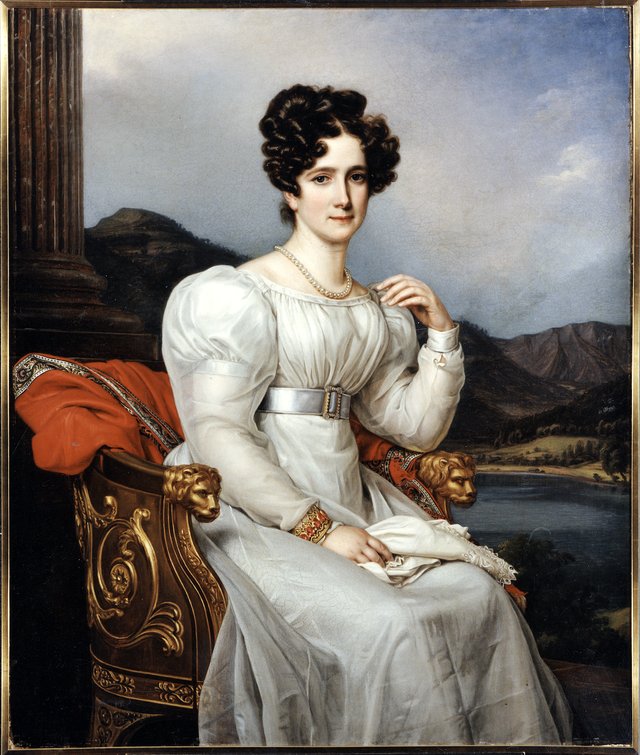 Fredrika Dorotea Vilhelmina, 1781 - 1826, Drottning av Sverige by Joseph Karl Stieler