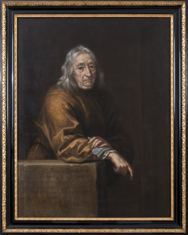 Jean Baptiste d'Aubonne Tavernier, 1605-1689, baron, upptäcktsresande by David Klöcker Ehrenstrahl