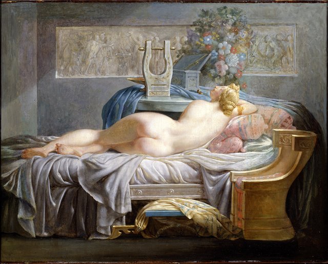 Sapho by Jean-Baptiste Regnault