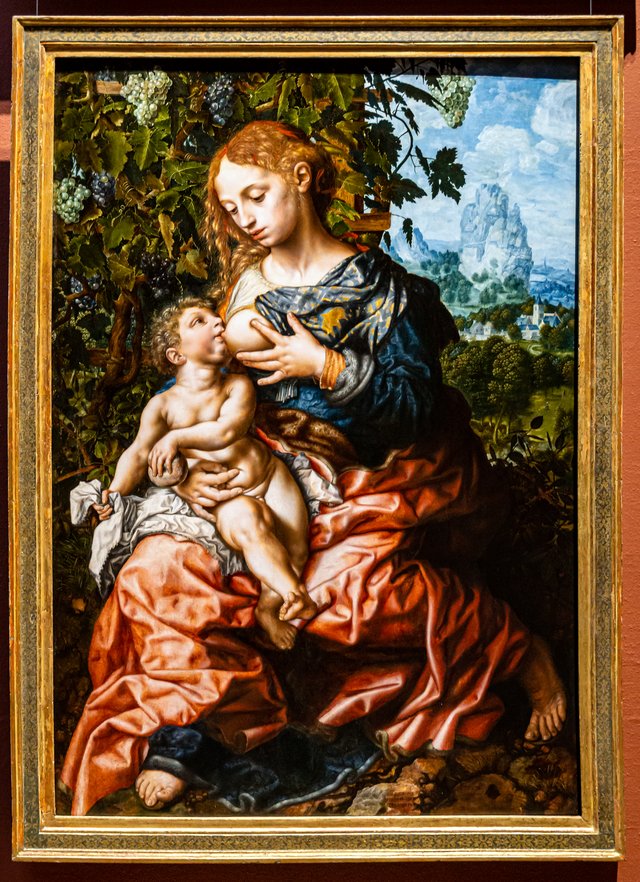 Madonna of Humility by Jan Sanders van Hemessen