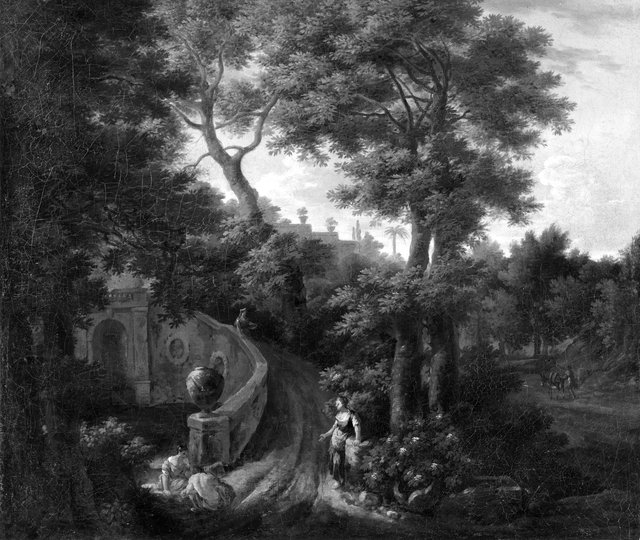 Italian Park by Jan Frans van Bloemen