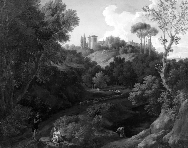 Landscape with a Monastery by Jan Frans van Bloemen