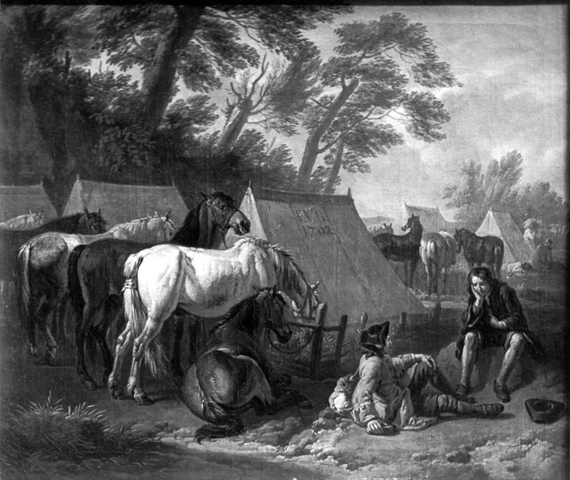 Cavalry Camp by Pieter van Bloemen