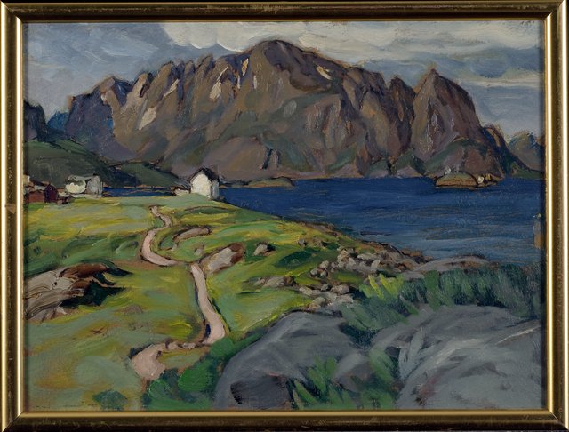 Summer, Store Molla. Study from Lofoten by Anna Boberg