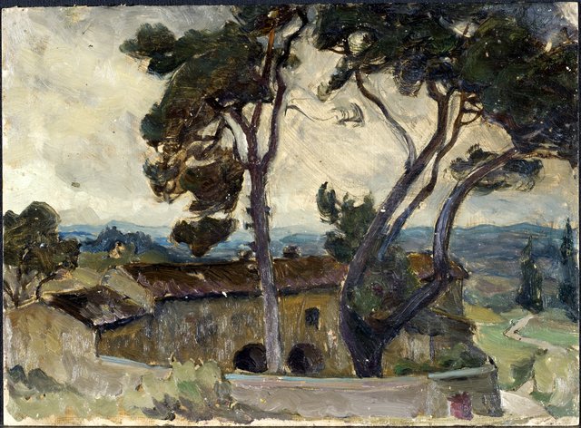 Study from Spoleto, Italy by Anna Boberg