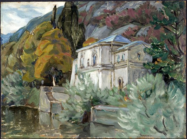 By Lago di Como. Study from Italy by Anna Boberg