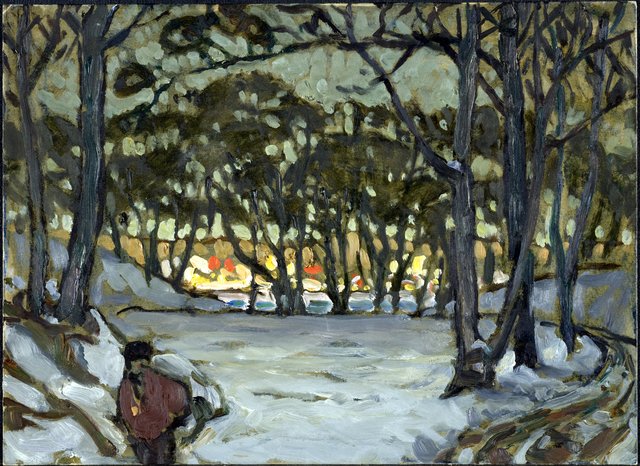 Winter Study from Djurgården, Stockholm by Anna Boberg