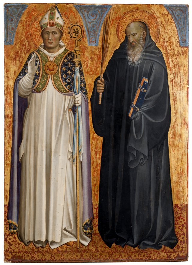 St Benedict and Bishop Donatus by Gherardo Starnina