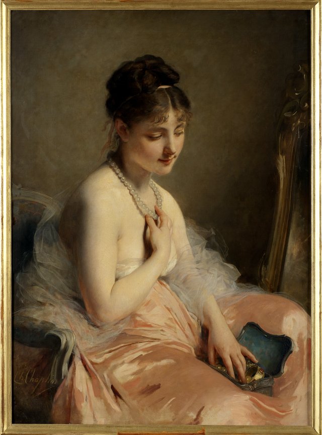The Pearl-necklace by Charles Joshua Chaplin