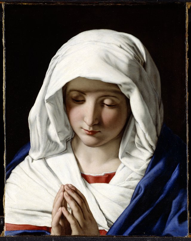 The Virgin praying by Giovanni Battista Salvi da Sassoferrato