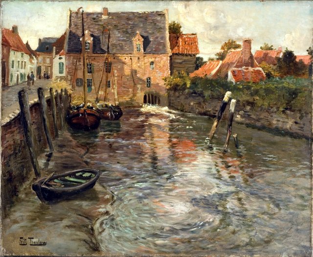 Low Water by Frits Thaulow